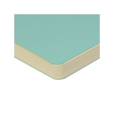 Скетчбук Sketch & Art в мягком переплете 145х145 мм, 100 л. бежевой бумаги 100 гр., мятный-1