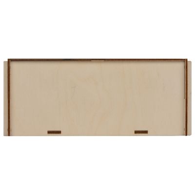 Деревянная коробка для гирлянды с наполнителем-стружкой Ларь-3