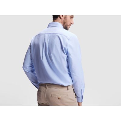 Рубашка мужская Oxford, небесно-голубой-6