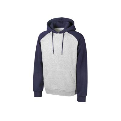 Толстовка с капюшоном Dublin мужская, темно-синий/серый меланж-4