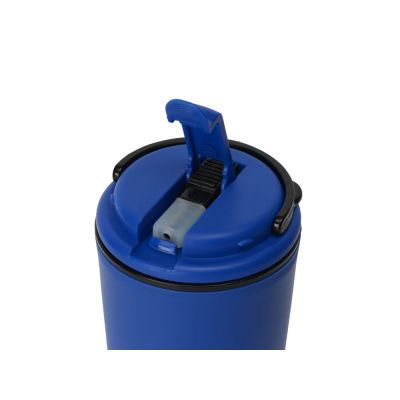 Стакан-тамблер Parma со встроенной трубочкой, 350 мл, цвет синий-3