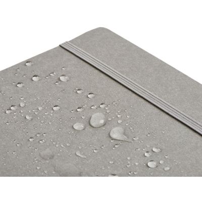 Блокнот из моющегося крафта и каменной бумаги А5 Fleekstone, гибкая обложка, серый-4