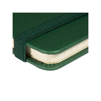 Блокнот А5  City на резинке, зеленый-3