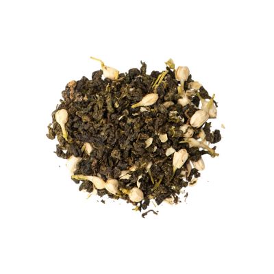 Чай зеленый, серия Bouquet, моли хуа с бутонами жасмина, стеклянная банка-6