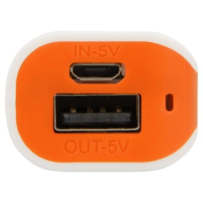 Портативное зарядное устройство (power bank) Basis, 2000 mAh, оранжевый-2