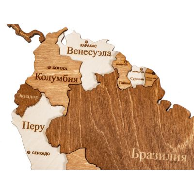 Интерьерная карта мира World-7