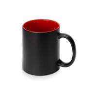 Кружка-хамелеон Surprise матовая, черный/красный