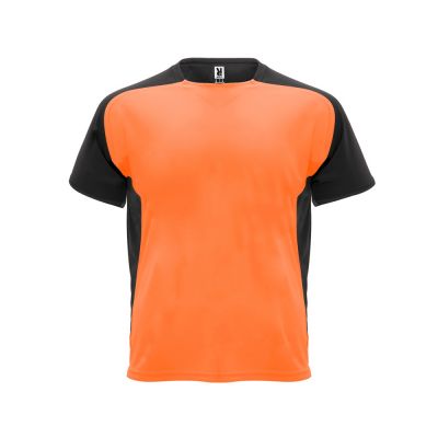 Футболка Bugatti мужская, неоновый оранжевый/черный-0