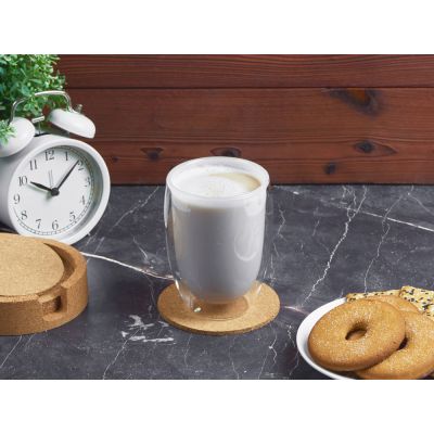 Стакан с двойными стенками, белый внутри-5