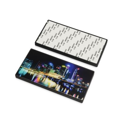 Портативное зарядное устройство Render с полноцветной, 5000 mAh, черный-11