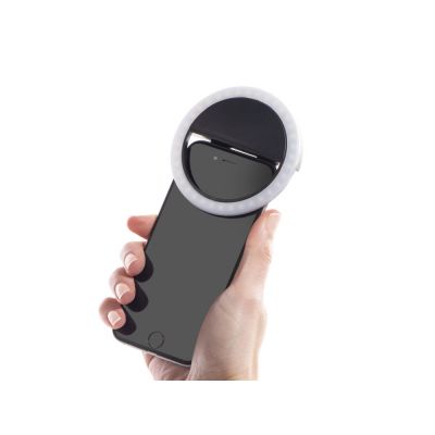 Световое кольцо для селфи Glitter, черный-10