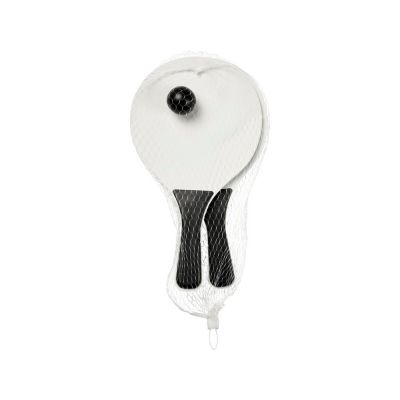 Набор для пляжных игр Bounce, черный-4