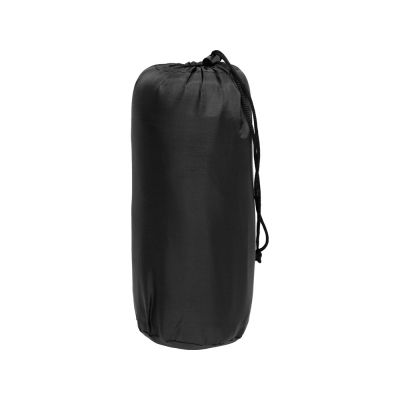 Плед вязаный Blend в чехле, черный-4