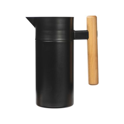 Вакуумный термокувшин Arctic с ситечком, 1200мл, черный-2