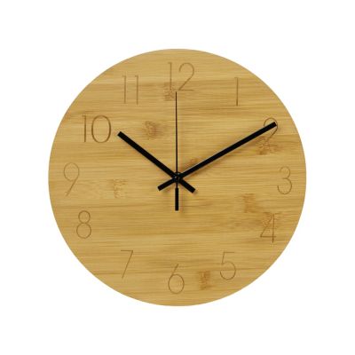 Настенные часы из бамбука Celeste, 8 мм, натуральный-1