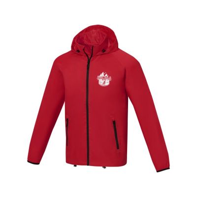 Dinlas Мужская легкая куртка, красный-3