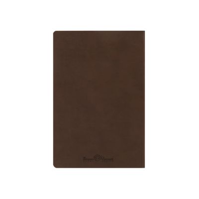 Ежедневник А5 недатированный Megapolis Velvet Flex, коричневый-5