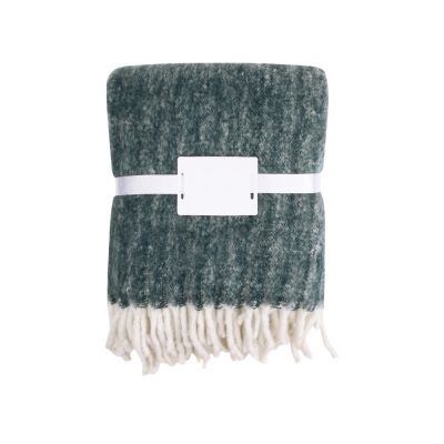 Плед Warmy с шерстью, темно-синий-3