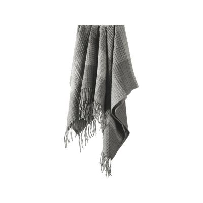 Плед акриловый Gaufre, серый-3