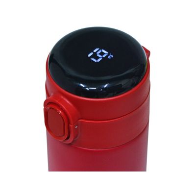 Вакуумная термокружка Waterline с медной изоляцией Bravo, 400 мл, тубус, красный-3