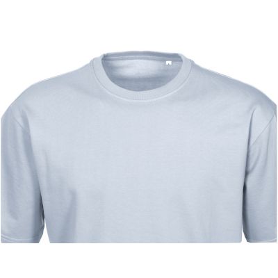 Футболка из френч терри Warsaw унисекс 220гр, небесно-голубой-10