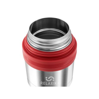 Термос универсальный (для еды и напитков) Relaxika 201, 500 мл, стальной-6