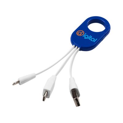 Кабель для зарядки 3-в-1, ярко-синий-4