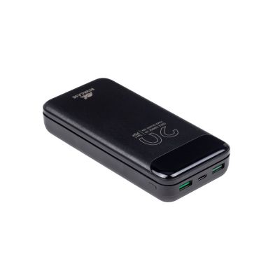 RIVACASE VA2582 (20 000mAh), QC/PD 22.5W внешний аккумулятор с дисплеем, черный /24-7