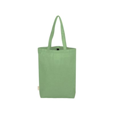 Сумка Fixy из переработанного хлопка с фиксирующей эластичной лентой, зеленое яблоко-4