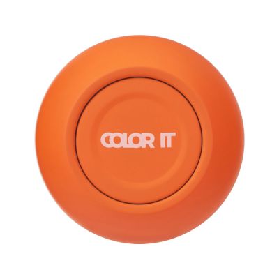 Термокружка Vacuum mug C1, soft touch, 370мл, оранжевый-4