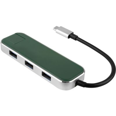 Хаб USB Rombica Type-C Chronos Green-0