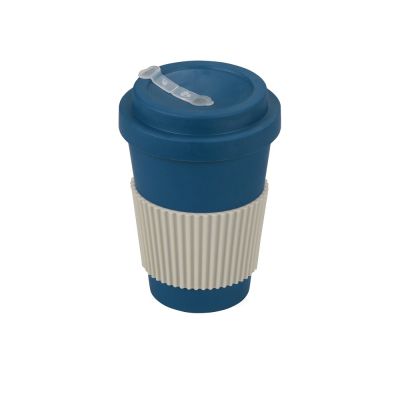 Термокружка Muffin из натуральных волокон, бензиновый синий-0