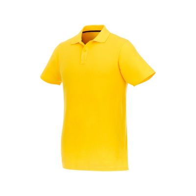 Мужское поло Helios с коротким рукавом, желтый-0