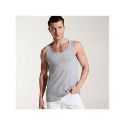 Майка Texas мужская, серый меланж-4