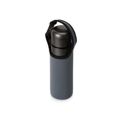 Чехол неопреновый Ferry для бутылки и термосов, серый-4