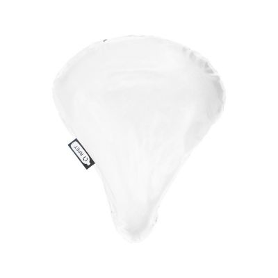 Водонепроницаемый чехол для велосипедного седла из переработанного ПЭТ Jesse, белый-1