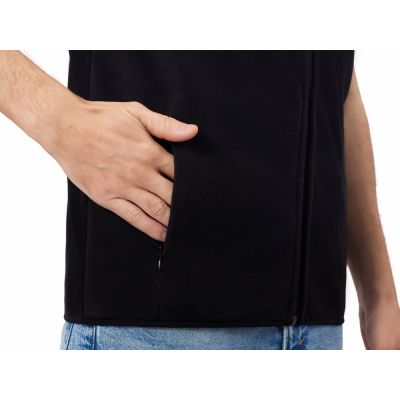 Жилет флисовый Trondheim унисекс, черный-7