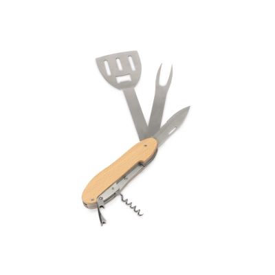 BBQ мультитул Blade 5в1 с деревянными ручками, в чехле-2