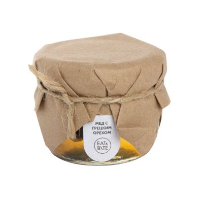 Сувенирный набор Мед с грецким орехом 120 гр-1