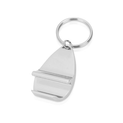 Брелок-открывалка Всегда с собой, серебристый-1