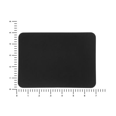 ПАТЧ ПРЯМОУГОЛНЫЙ soft-touch (чёрный) 5,0 х 7,0 см-1