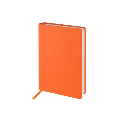 Ежедневник с каменной бумагой недатированный А5 Carrara, оранжевый-2
