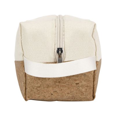 Несессер Corky хлопковый с пробковой вставкой, натуральный-5