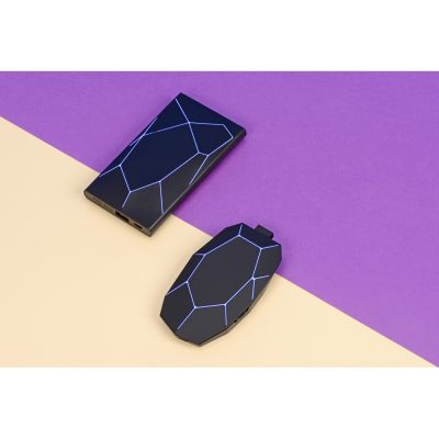 Портативное беспроводное зарядное устройство Geo Wireless, 5000 mAh, черный-11