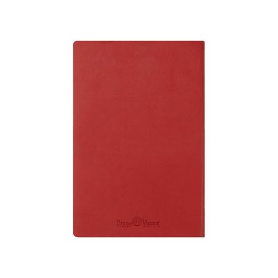 Ежедневник А5 недатированный Megapolis Velvet Flex, красный-5