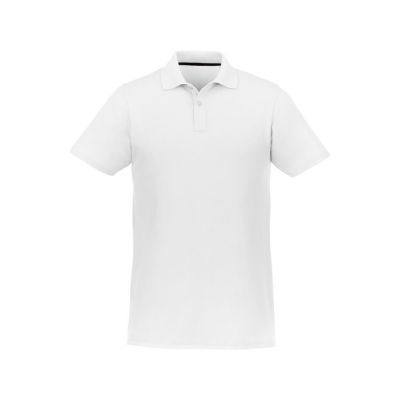 Мужское поло Helios с коротким рукавом, белый-7