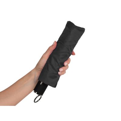 Зонт-автомат складной Auto compact, черный-10