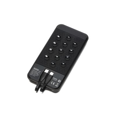 Портативное беспроводное зарядное устройство Octopus Air, 5000 mAh, черный-0