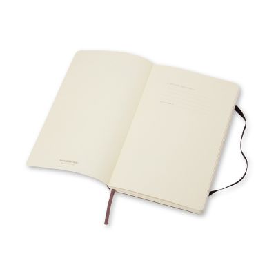 Записная книжка Moleskine Classic Soft (в клетку), Large (13х21см), черный-4