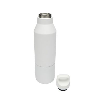 Изолированная бутылка из переработанной нержавеющей стали Odessy объемом 600 мл, белый-3